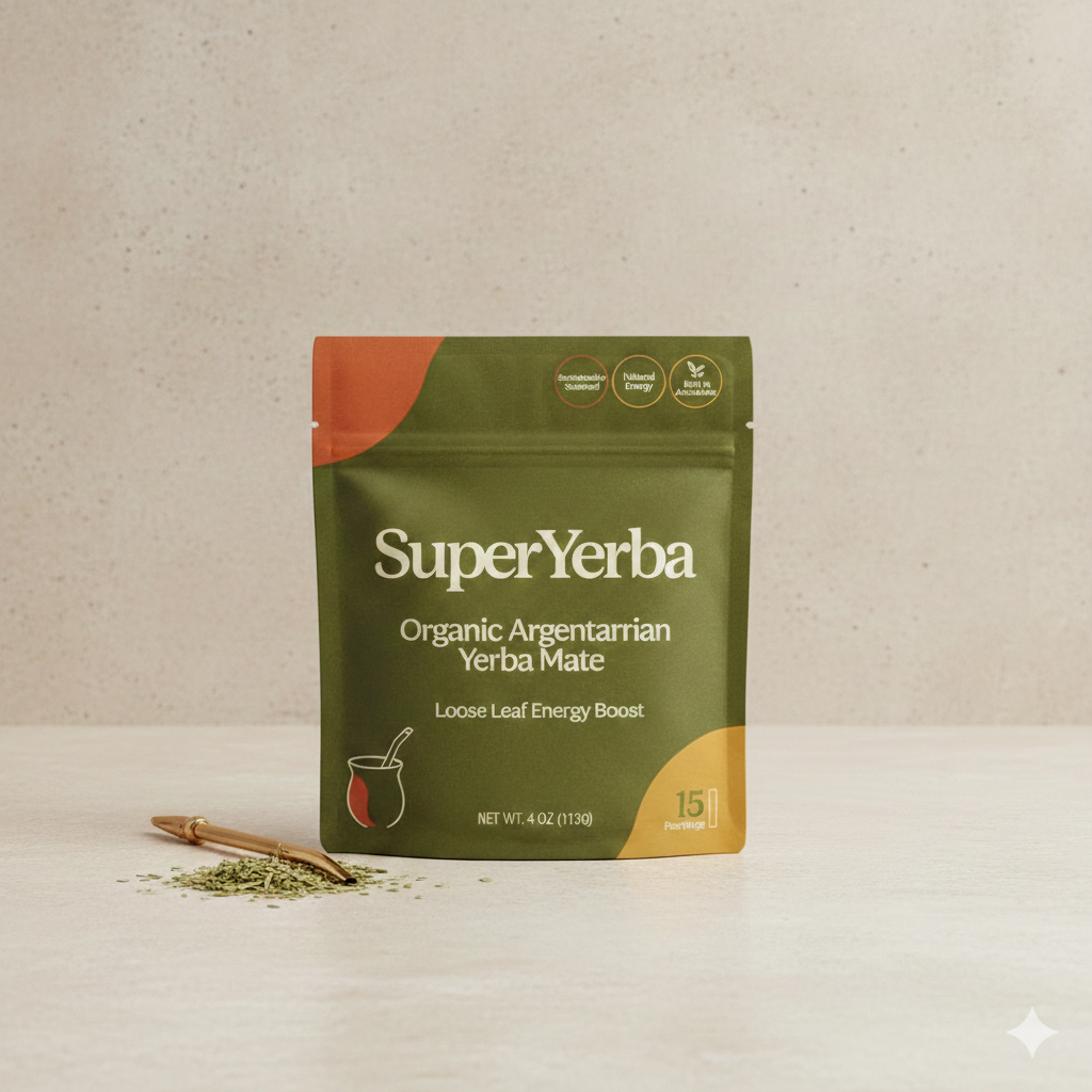 Organic Argentinian Yerba Mate - Loose Leaf Energy Boost