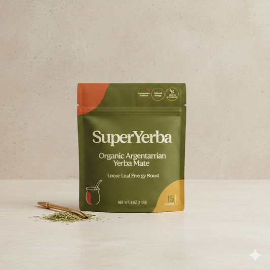 Organic Argentinian Yerba Mate - Loose Leaf Energy Boost